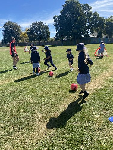 Girls Football session