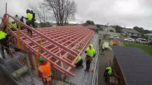 Video: Time lapse - House build NZ
