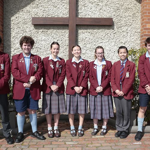 Krishna Sridhar, Brendon Chenier, Briana Grace, Monica McDonald, Isabella McNaught, Nico Lee, and Jai Crowe - students who have already achieved NCEA Excellence endorsements - congratulations!