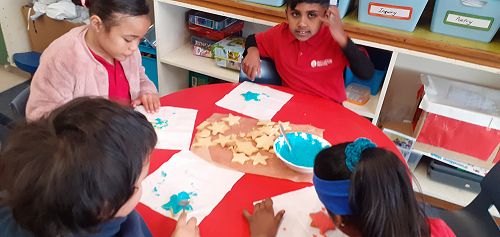 Star Biscuits for Matariki Celebration