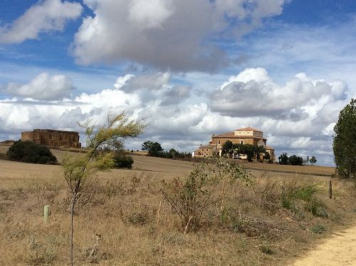 Day 11 Villalcazar de Sirga - Monastery (we thought) and haystack