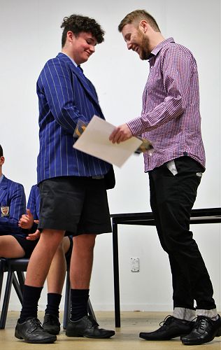 George Doig - Houours Tie and Nev Brooker