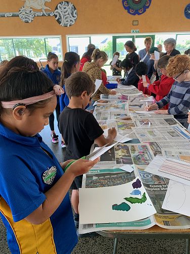 Kit Day Marae decorate feather Armaani Nake Micah