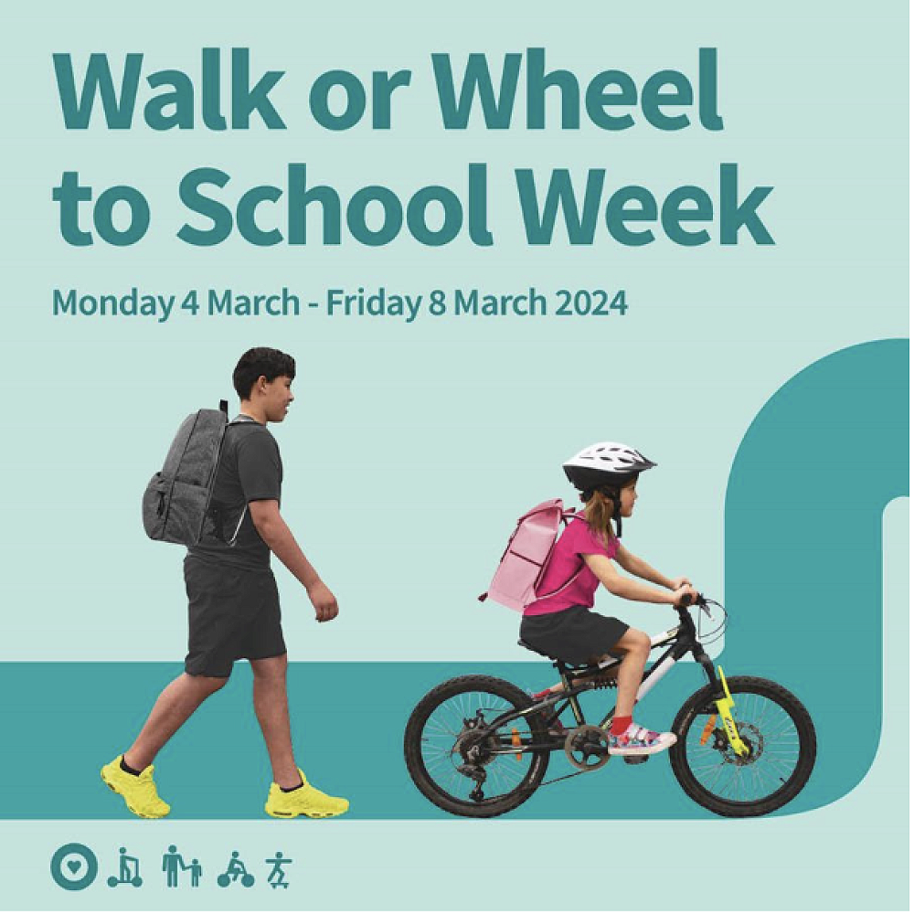 Walk of Wheel to School Week - NEXT WEEK
