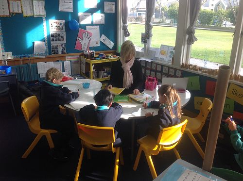 Mrs de Vries our Assistant Principle loves coming into room 3 and making learning tricky for us.  Thomas, Ryan and Georgia are working hard on making their handwriting as neat as possible.  Tino pai progress is evidenced in our writing books.