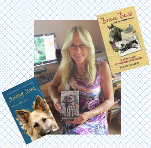 Susan Brocker, author visit to Library.  October 2019