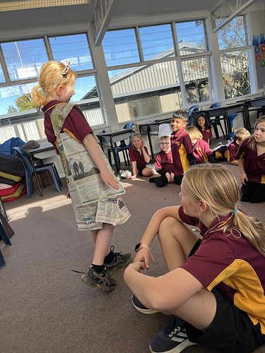 Eve rocking her princess dress.