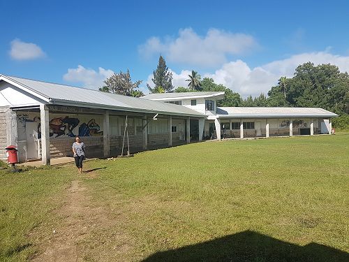 Beki O'Dey at her school ACTS Community School in Tonga - May 2017