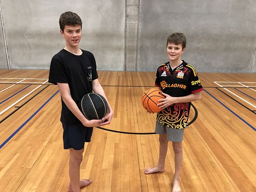 The Fulton Brothers - Hamish (Year 10) and Logan (Year 9 - right)