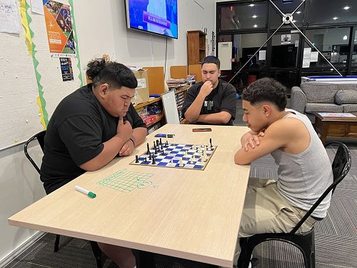 Brooklyn & Wiremu played Chess game