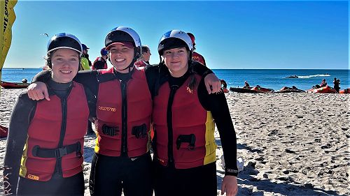 The Coro Chicks wāhine toa team