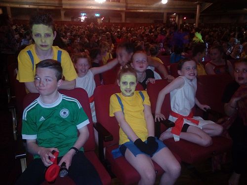 Pre-show excitement!!