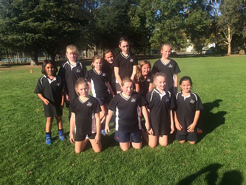Year 5 and 6 Rugby girls team