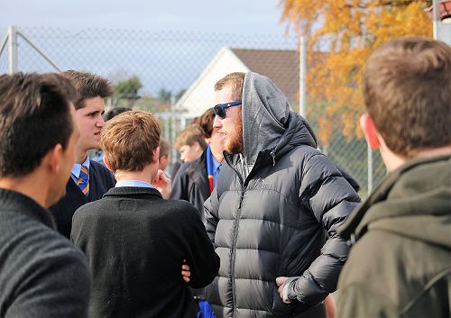 Nev Brooker - it was a wet day but the sun still shines around him.