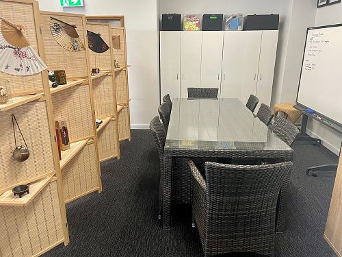 Teaching space in the international room