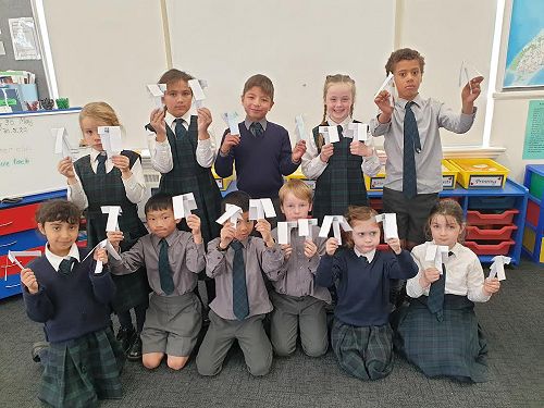 Year 3 With their helicopters