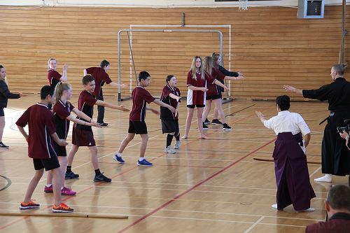 Japanese martial art Naginata