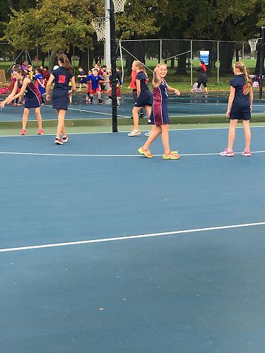 Thumbs up for the rain!! Maisy enjoying the tournament. 