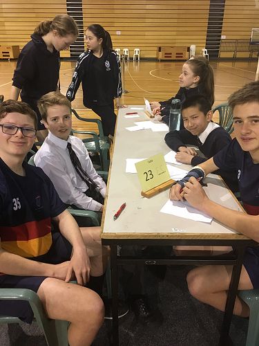Year 9 Team - Zack Duff, Jack Murphy, Gary Yao and Xavier Edmond
