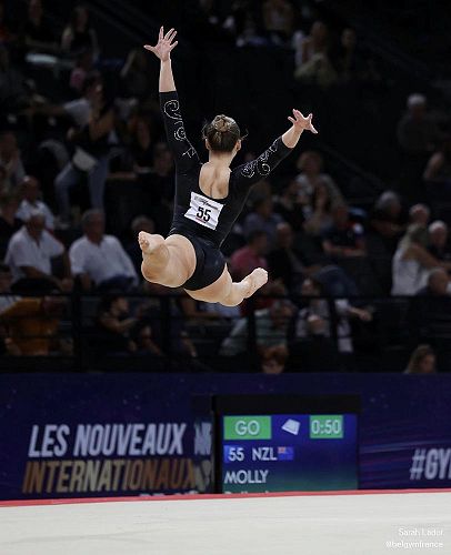 The amazing Molly in action