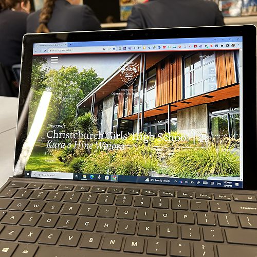 Laptop website image