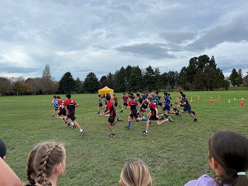 Year 8 Boys race