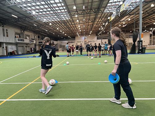 Football skills put to the test