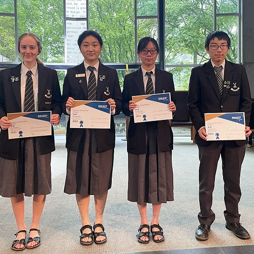 Beth Clearwater, Jolin Yang, Nuo Chen and Shodai Kagawa