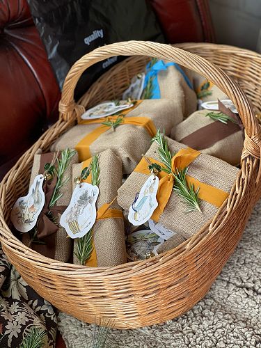 Beautifully wrapped treasure hunt gifts