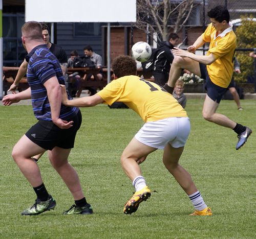 Staff v Prefects Football 2020
