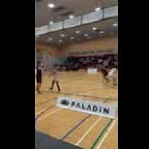 Video: Basketball buzzer beater