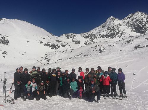 The year 12 Physical Education ski/snowboard trip