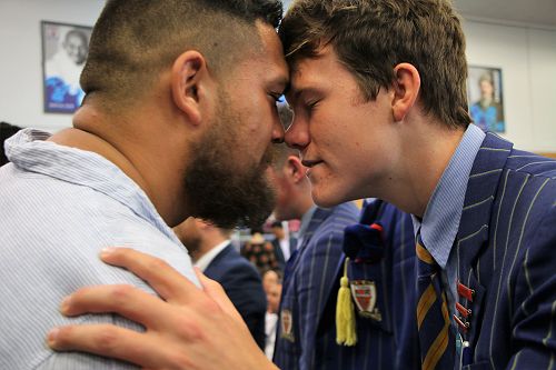 College Captains - Tana Luke 2013 and Cameron Brewitt 2019