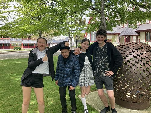 Olivia Allan, Aaron Zheng, Micaiah Veer, Rhys Holyoake