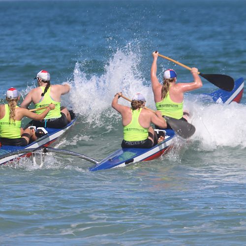 A flying start for the canoe race team