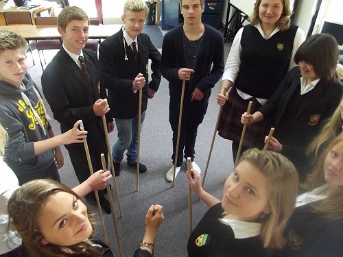 International student Māori class