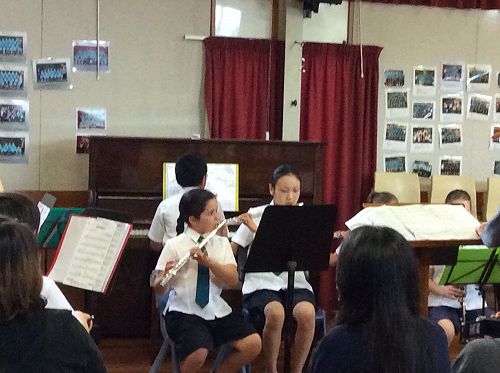 Orchestra at the Itinerant Music Concert 7 December 2016