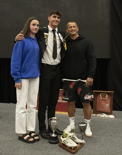 The proud Spencer family celebrate Payton's achievements