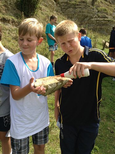 Lime Kilns.  Otago Peninsula.  Year 9 Science Field Trip.  