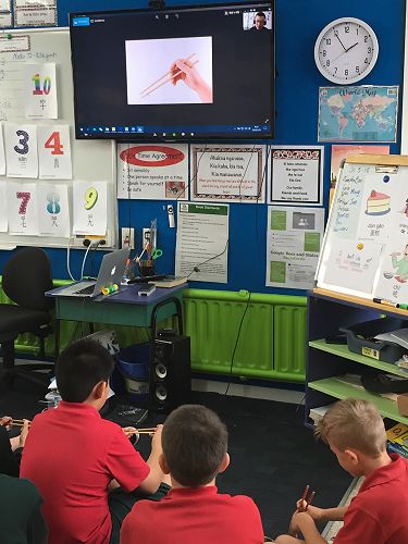 There are many types of chopsticks used in China - plastic, wood and metal.