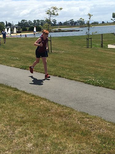 Zac, giving it his best!