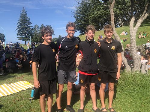 The Hamilton BHS Open Water swimmers