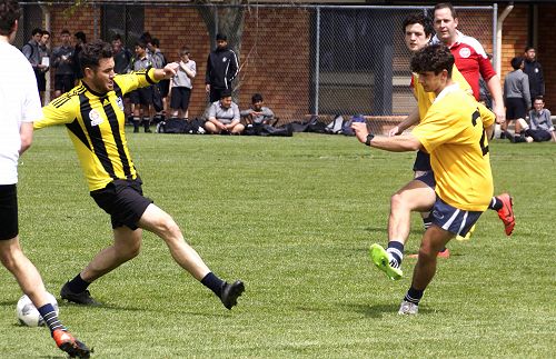 Staff v Prefects Football 2020