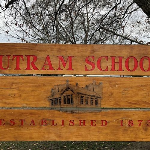 Outram School sign