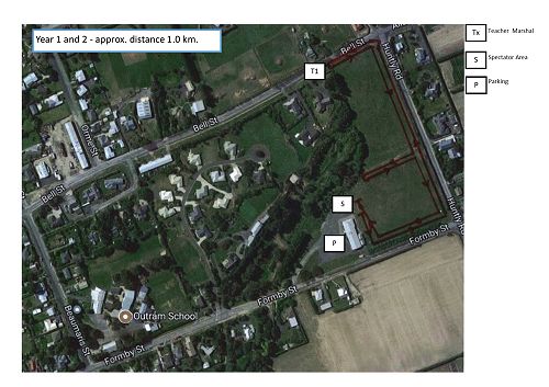 Year 1 & 2 Cross Country Course