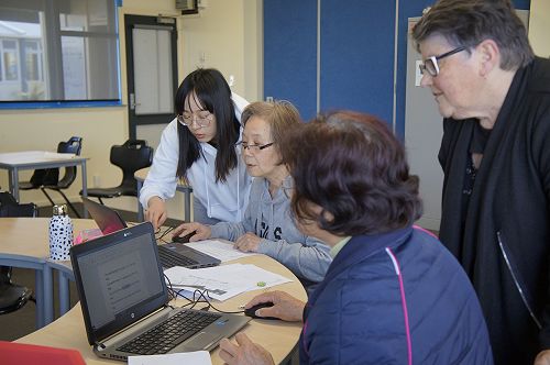 The third one is digital literacy/ESOL computing class