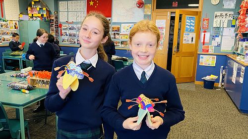 Year 5 Dragon boat craft