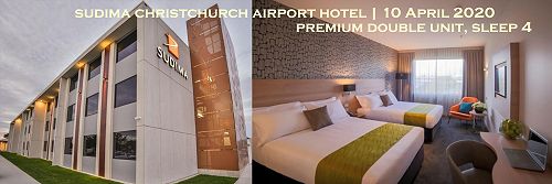 Sudima Hotel Christchurch where group will spend our last night in New Zealand 