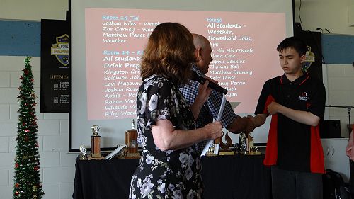 Senior& Intermediate Prize Giving