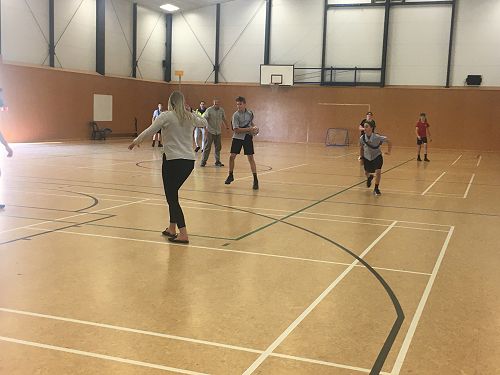 Staff vs Student Tchoukball 14/08/20